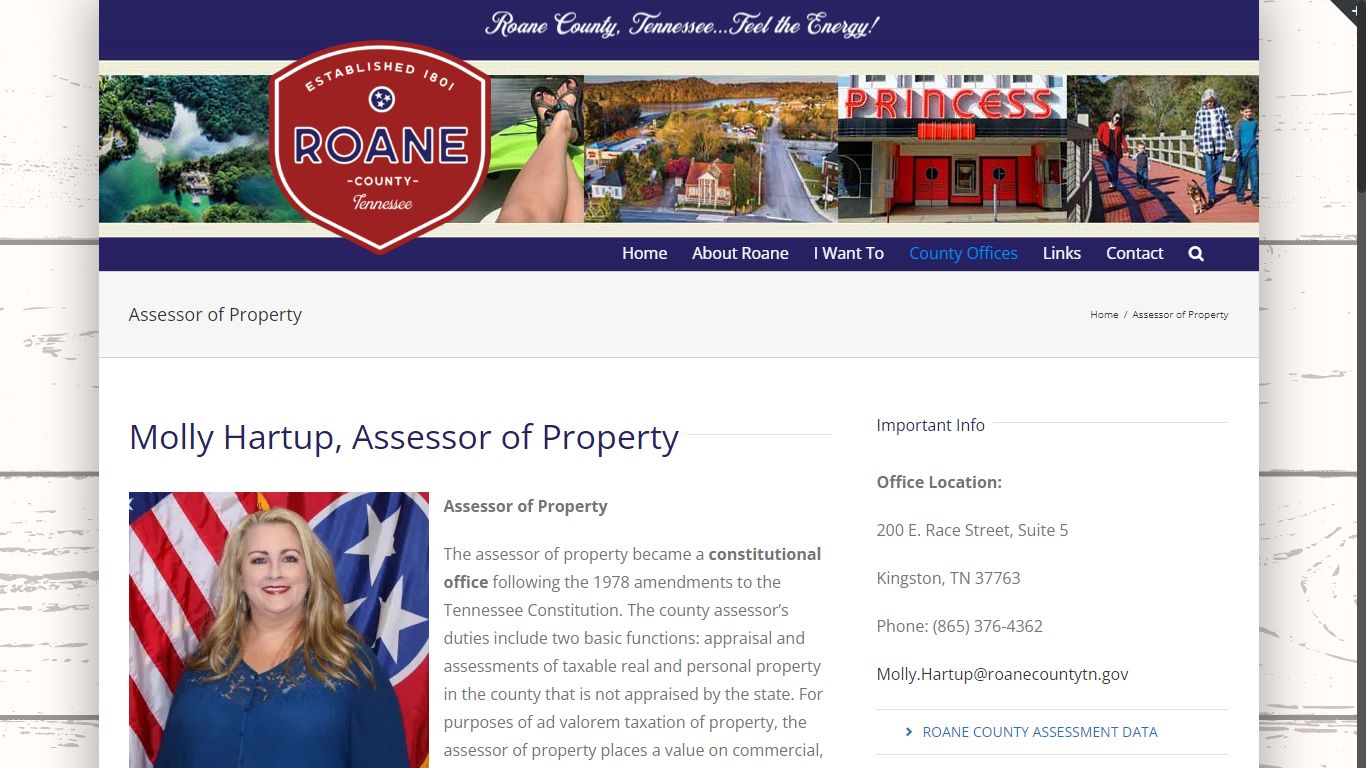 Assessor of Property - Roane County Government